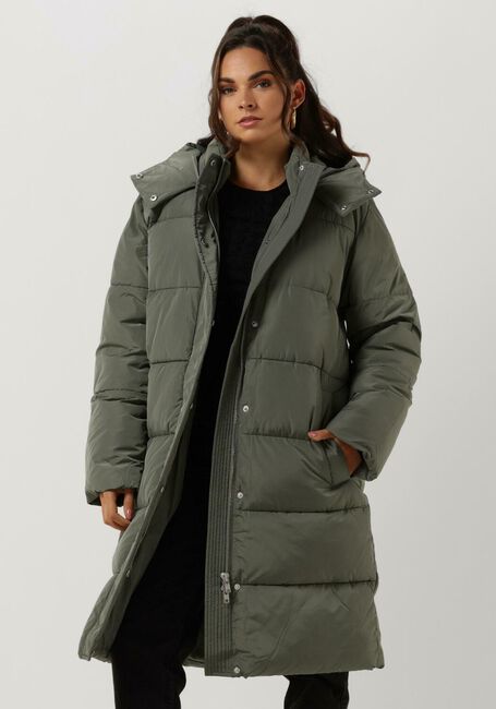 Grüne LEVETE ROOM Wattierte Jack LR-GIBELLA JACKET - large