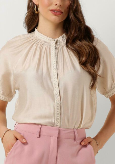 Sand NUKUS Blusen ALAINA BLOUSE - large
