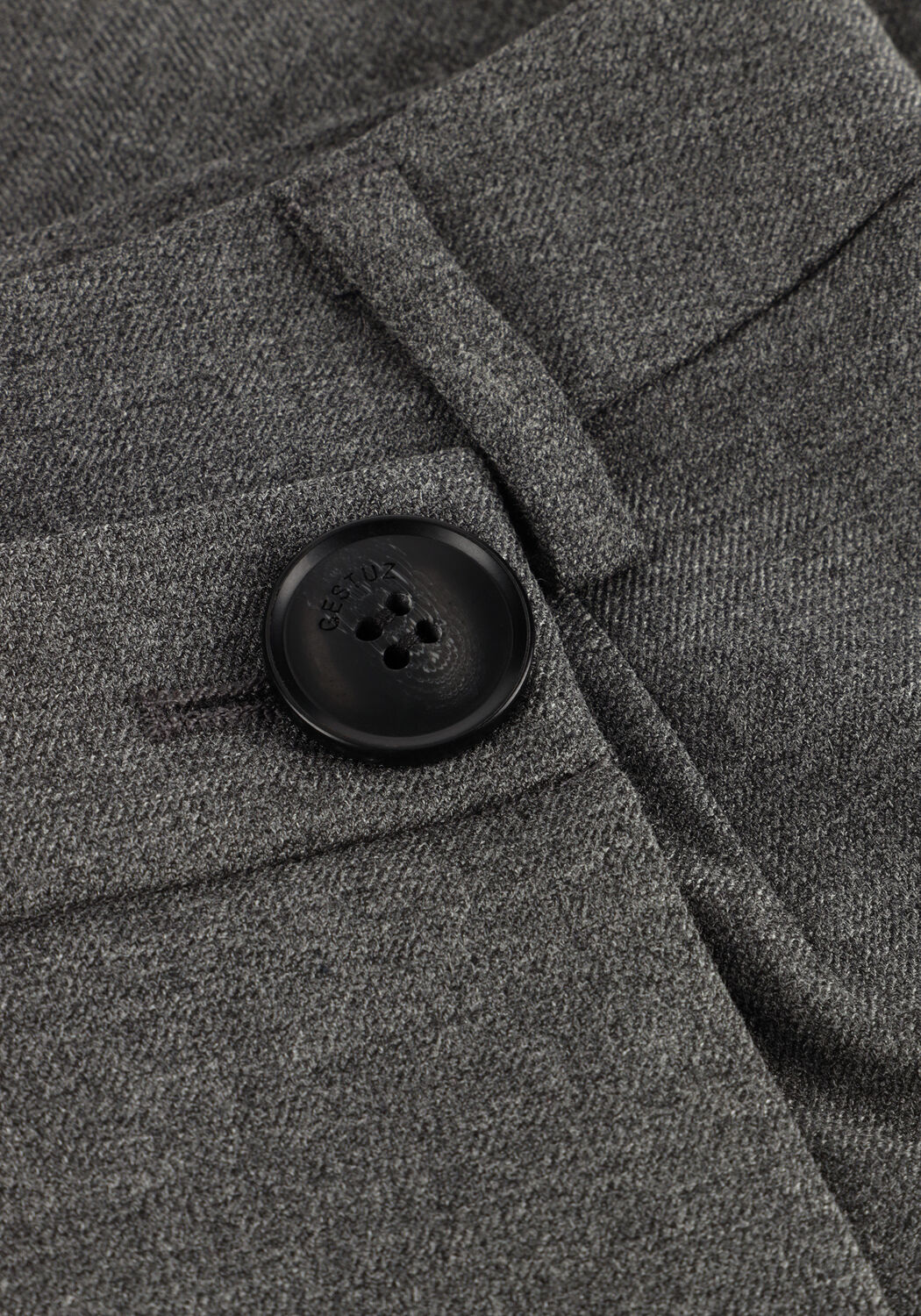 Graue GESTUZ Minirock GZPAULA MELANGE MW WRAP SKIRT - large