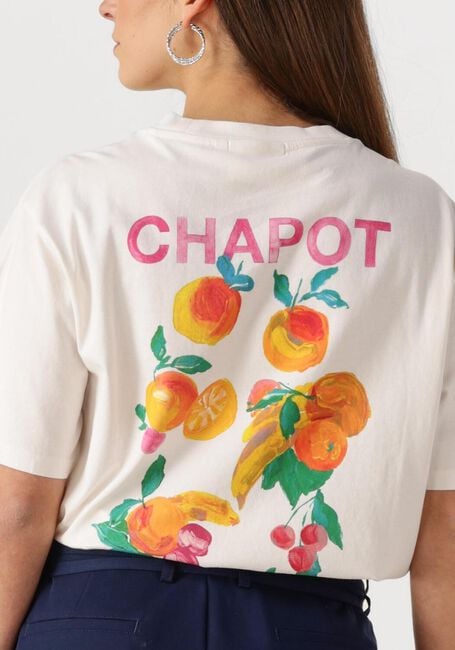 Weiße FABIENNE CHAPOT T-shirt STEVE SKETCHBOOK T-SHIRT - large