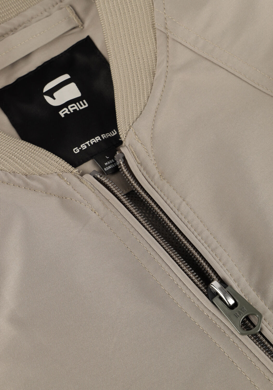 Beige G-STAR RAW Jack UNPADDED BOMBER JKT - large