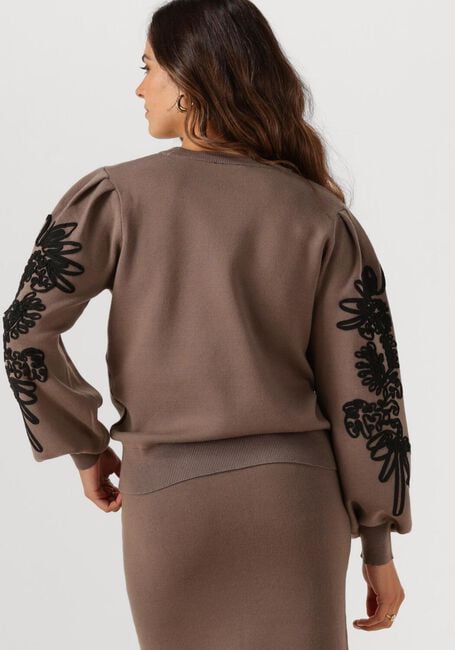 Braune OBJECT Pullover OBJJOANA L/S KNIT PULLOVER - large