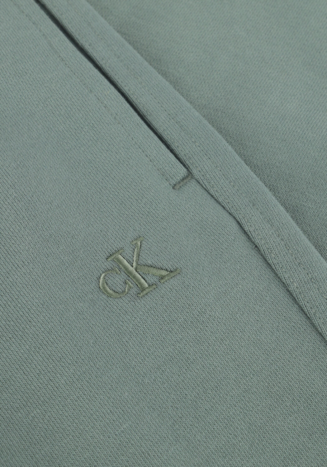 Gr&uuml;ne CALVIN KLEIN Hosen ARCHIVE LOGO FRENCH TERRY TRACKP - large