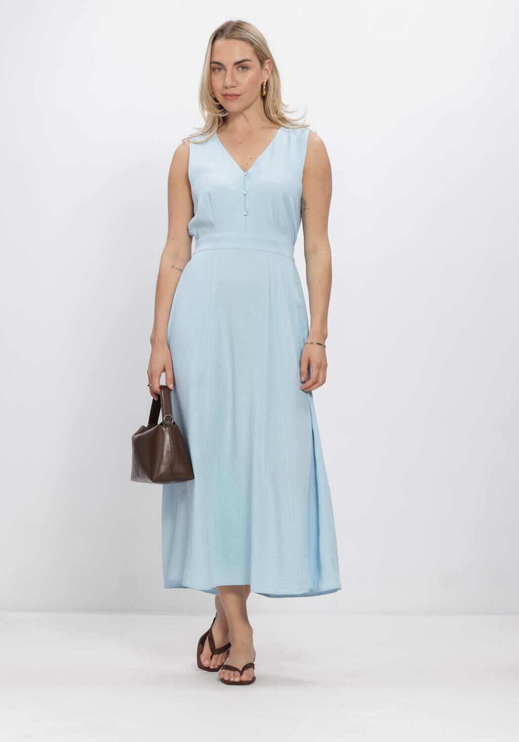 Blaue MSCH COPENHAGEN Kleider MSCHDARIA SL V DRESS - large