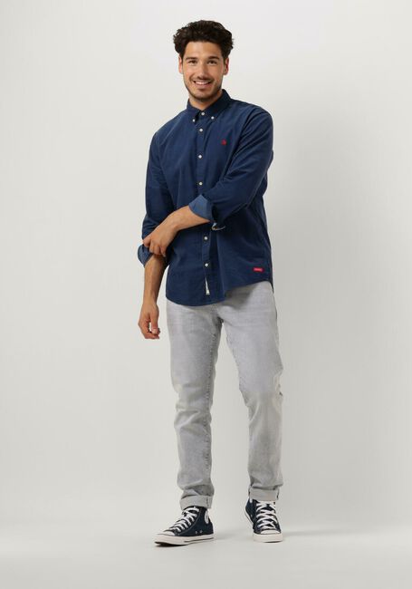 Blaue SCOTCH & SODA Casual-Oberhemd FINE CORDUROY SHIRT - SLIM FIT - large