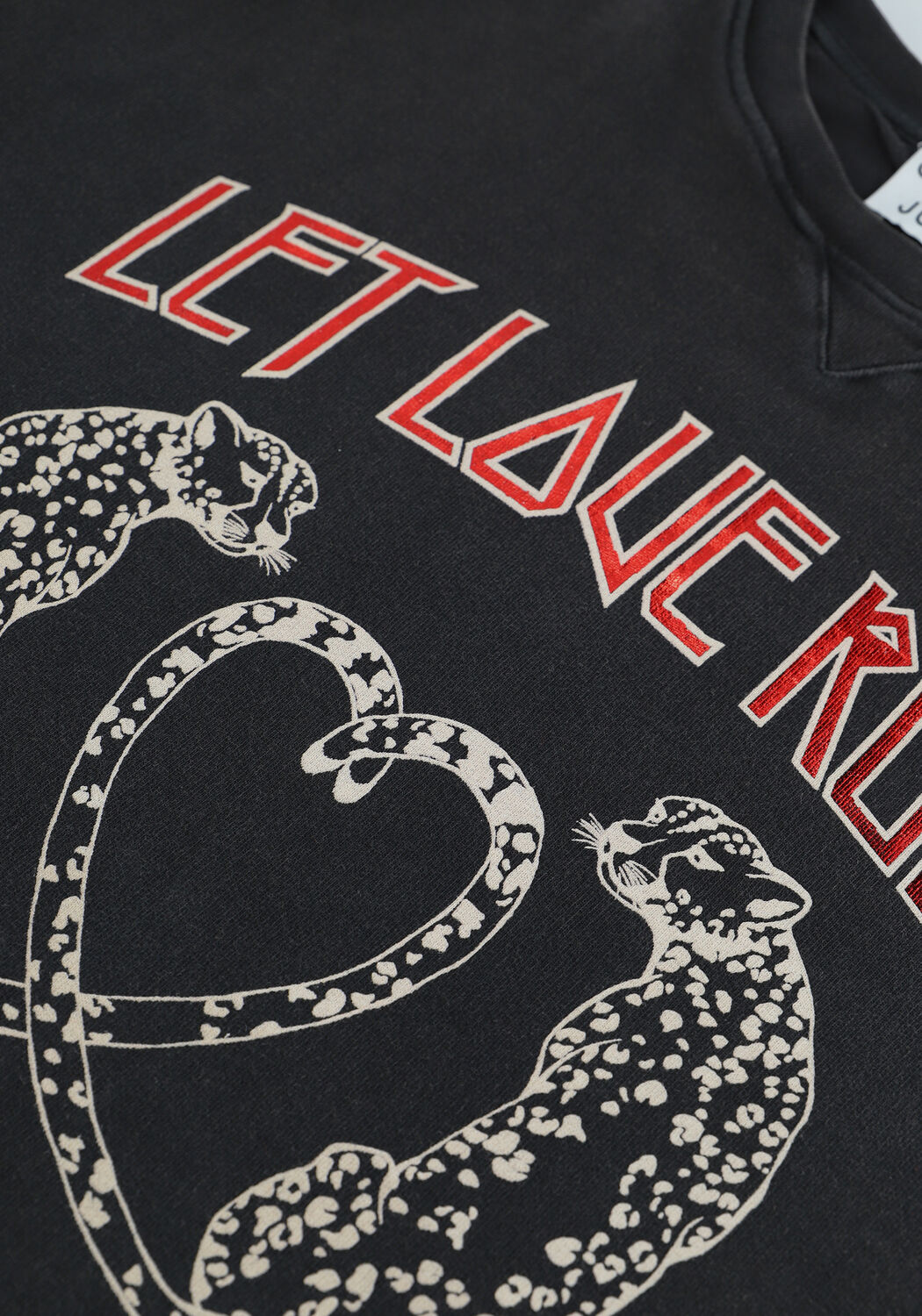 Graue CATWALK JUNKIE Sweatshirt SW LIFE IS LOVE - large