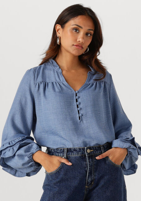 Blaue YDENCE Blusen BLOUSE JACKY - large