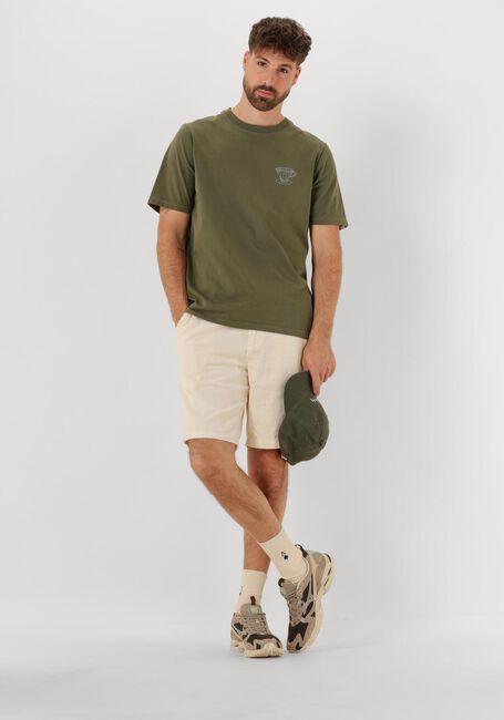 Grüne ANERKJENDT T-shirt AKKIKKI MONDAY SLOW TEE - large