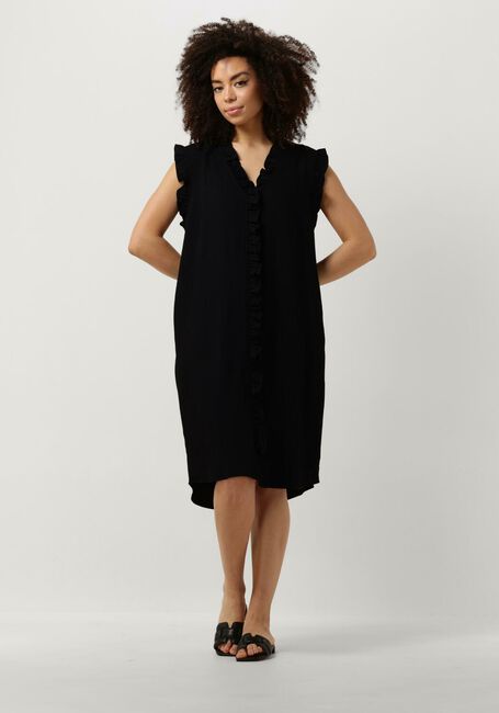 Schwarze CO'COUTURE Minikleid SUEDA FRILL DRESS - large