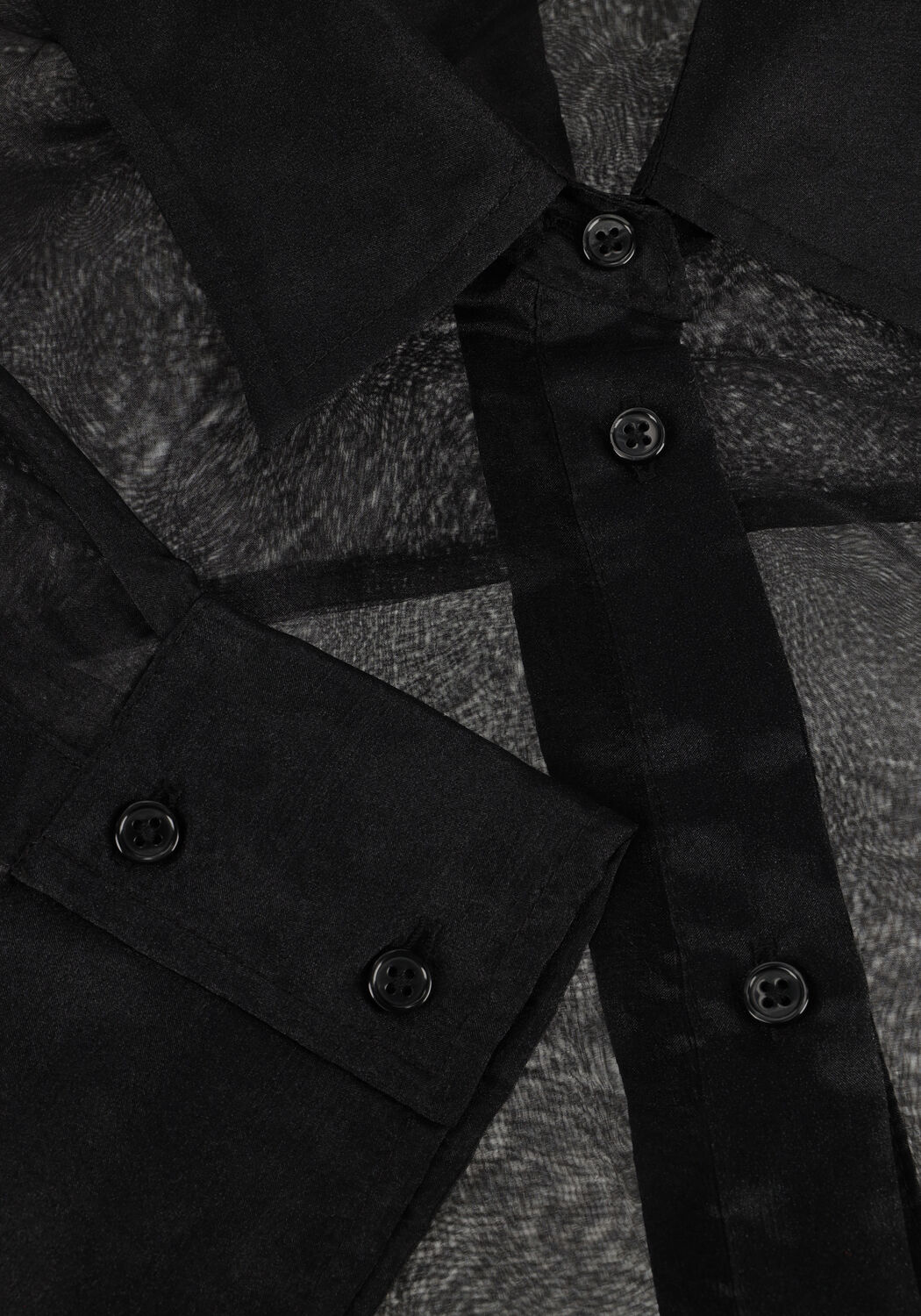 Schwarze MSCH COPENHAGEN Blusen MSCHLITA SHIRT - large