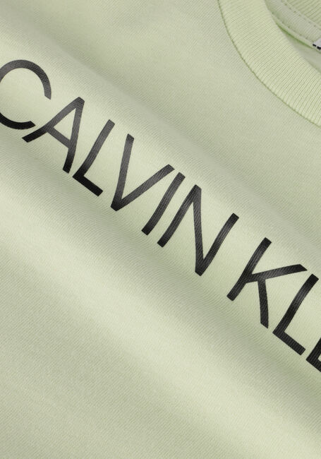 Grüne CALVIN KLEIN T-shirt INSTITUTIONAL T-SHIRT - large