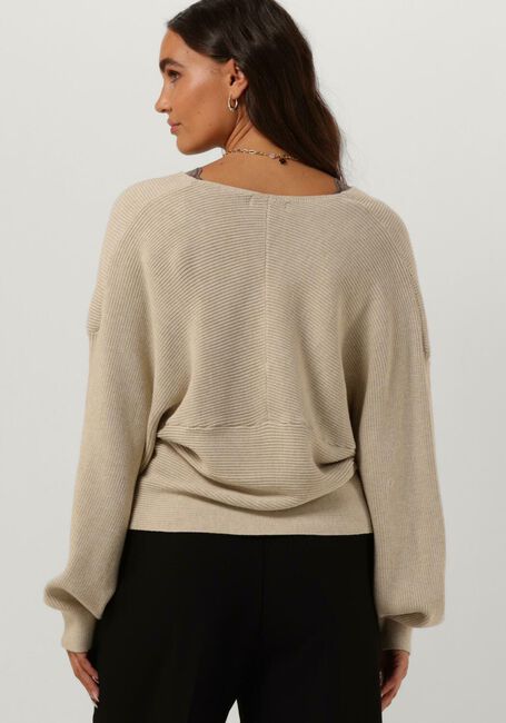 Beige MSCH COPENHAGEN Pullover MSCHZINELLE RACHELLE WRAP PULLOVER - large