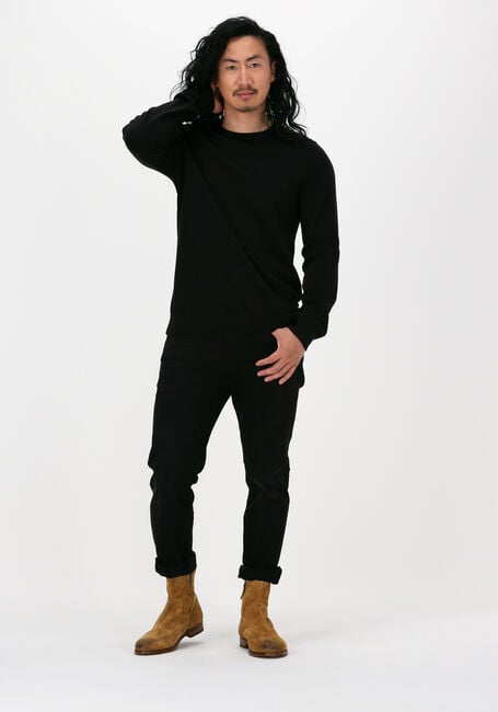 Schwarze SELECTED HOMME Pullover SLHBERG CREW NECK NOOS - large