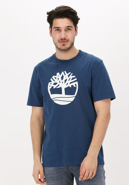 Blaue TIMBERLAND T-shirt SS K-R BRAND TREE T - large