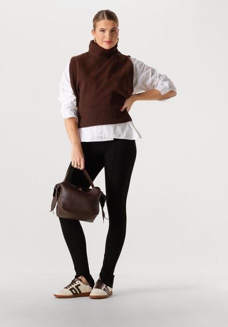 Braune ROUGE EDIT Pullover ROUCLEO ROLL NECK KNIT WEST - large