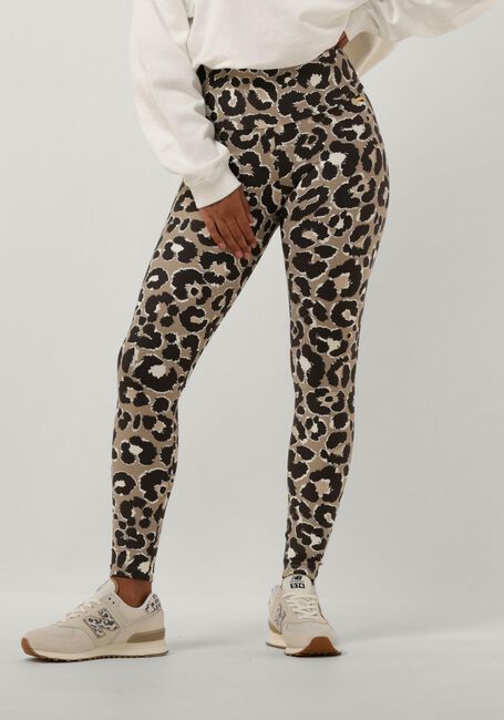 Braune DEBLON SPORTS Legging CLASSIC LEGGINGS HIGH WAISTBAND - large