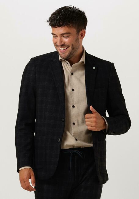 Blaue DSTREZZED Jackett TRAVEL CHECK BLAZER - large