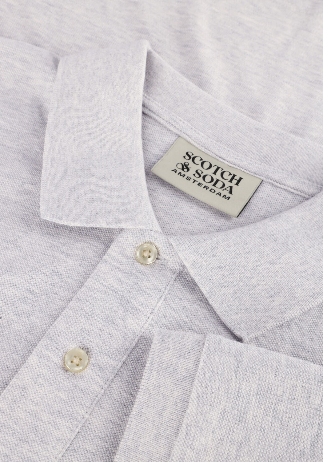 Wei&szlig;e SCOTCH & SODA Polo-Shirt ESSENTIALS - COTTON PIQUE POLO - large