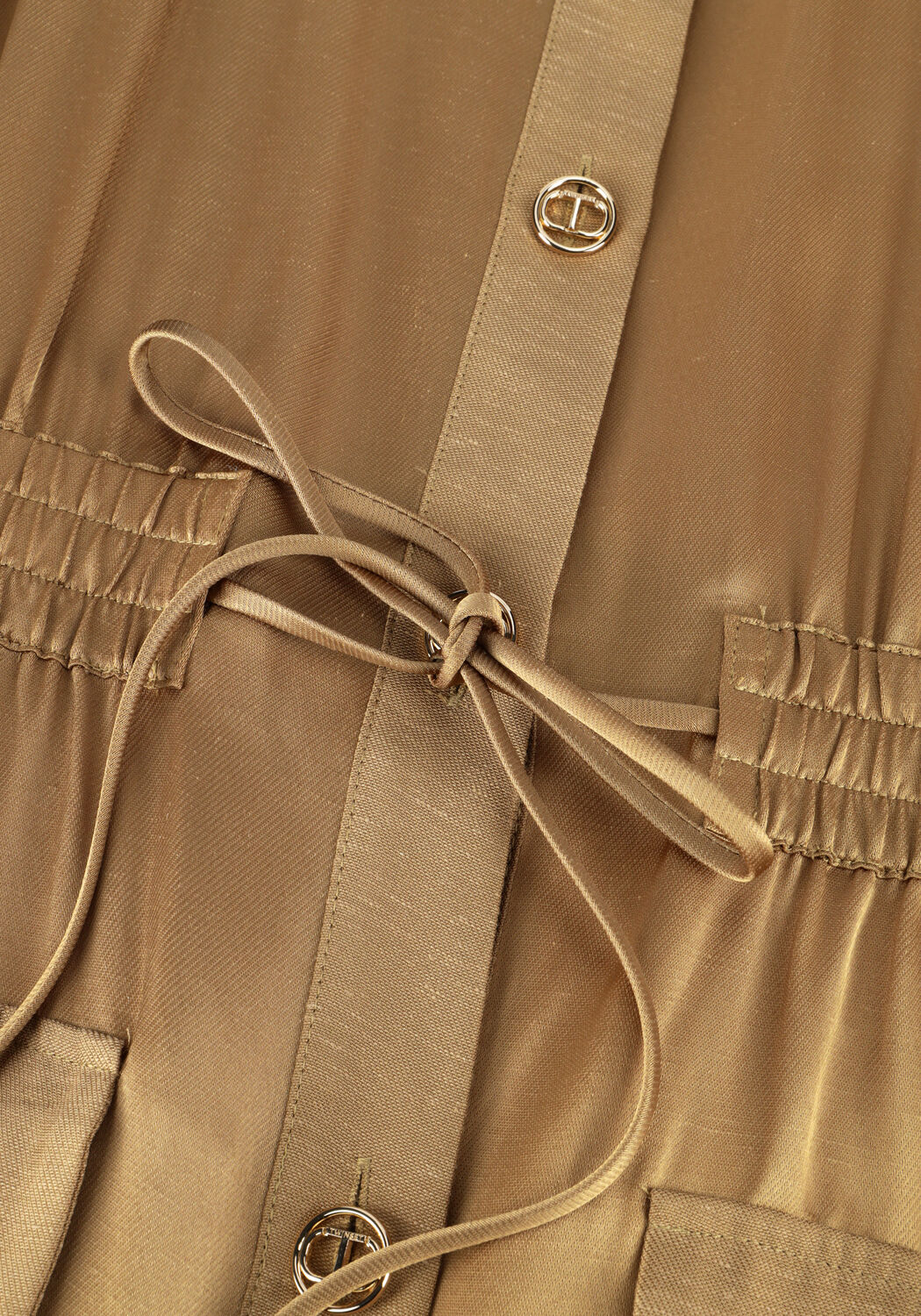 Beige TWINSET MILANO Midikleid 251TT2270 - large