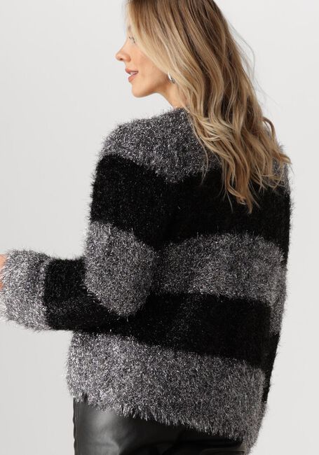 Silberne NUKUS Strickjacke HAILY CARDIGAN LUREX - large