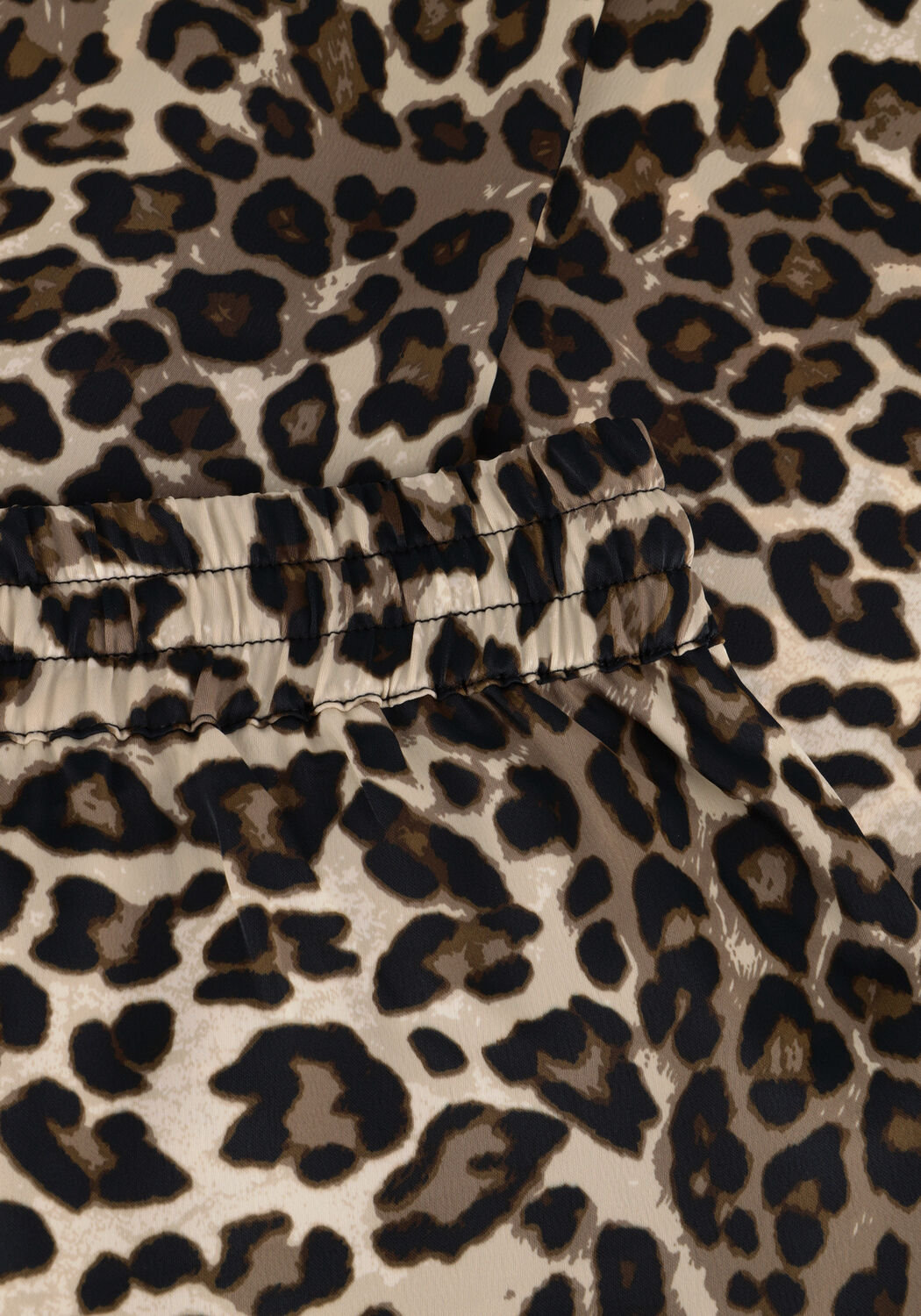 Braune MODSTR&Ouml;M Hose TIPSYMD PRINT PANTS - large