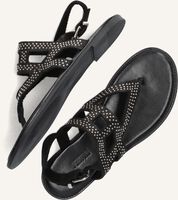 Schwarze VERTON Flache Sandalen S-10262 Schwarze VERTON Flache Sandalen S-10262 - medium