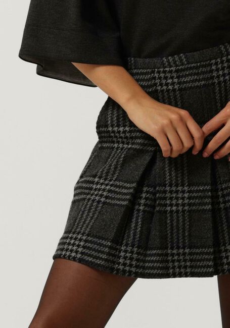 Graue VANILIA Minirock CHECK WOOL MINI - large
