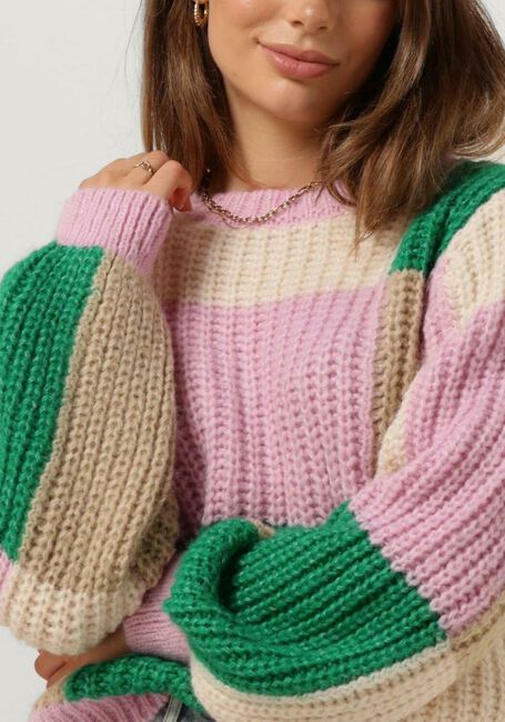 Mehrfarbige/Bunte Y.A.S. Pullover YASTETRI LS KNIT PULLOVER - large