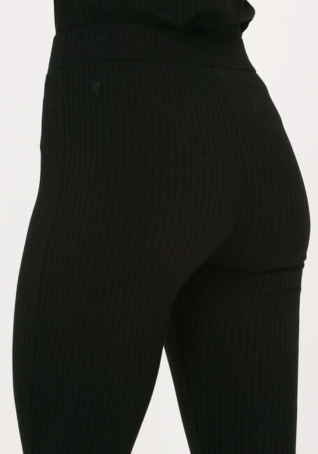 Schwarze ALIX THE LABEL Legging LADIES KNITTED RIB LEGGING - large