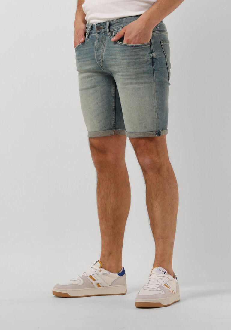 blaue cast iron kurze hose riser shorts green tint vintage