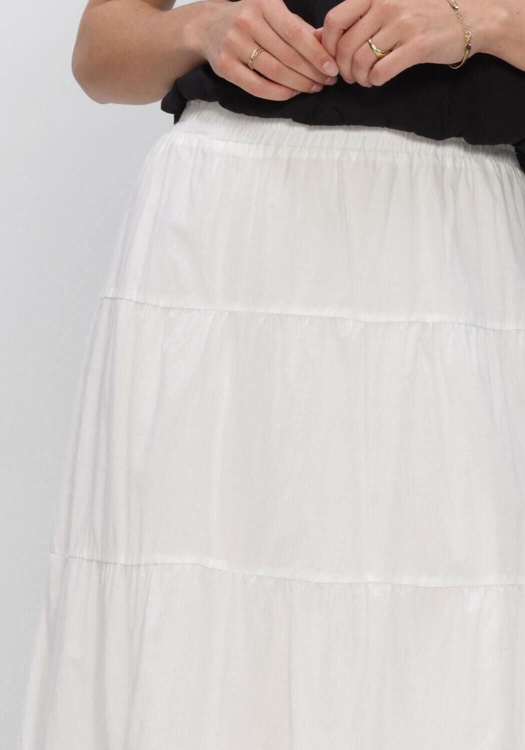 Wei&szlig;e Y.A.S. R&ouml;cke YASLINE HW LONG SKIRT - large