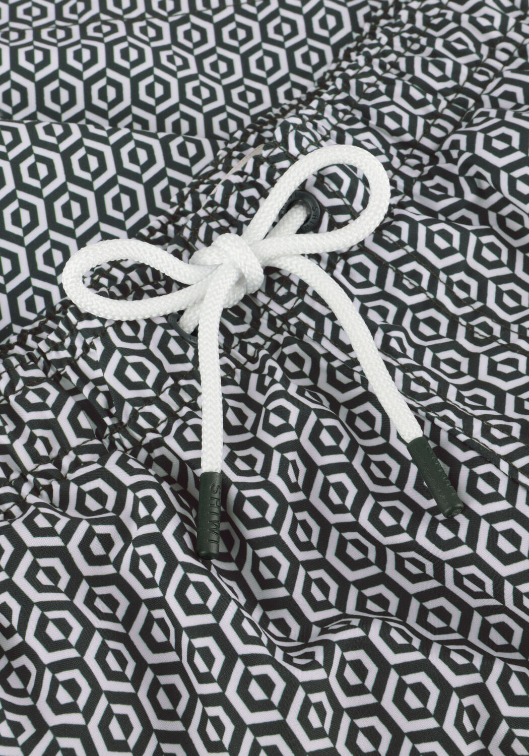 Gr&uuml;ne SHIWI Badehosen MEN MIKE SWIM SHORTS 7 INCH GEO TILE - large