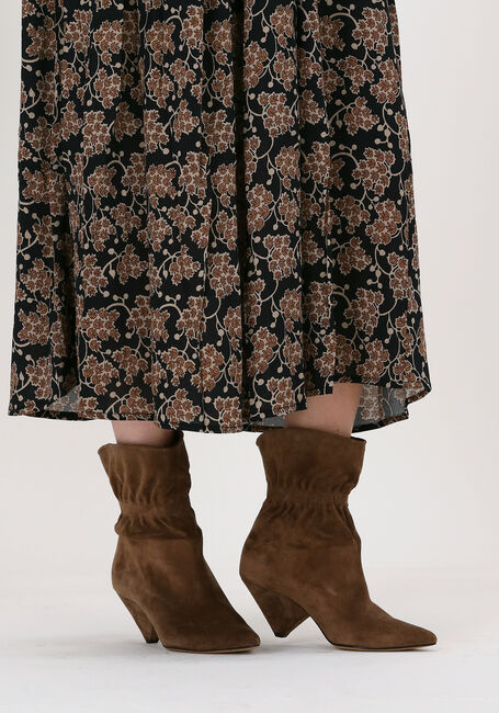 Cognacfarbene TORAL Stiefeletten LENA - large