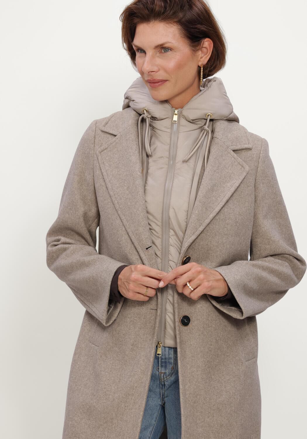 Beige BEAUMONT M&auml;ntel ELVIRA COAT - large