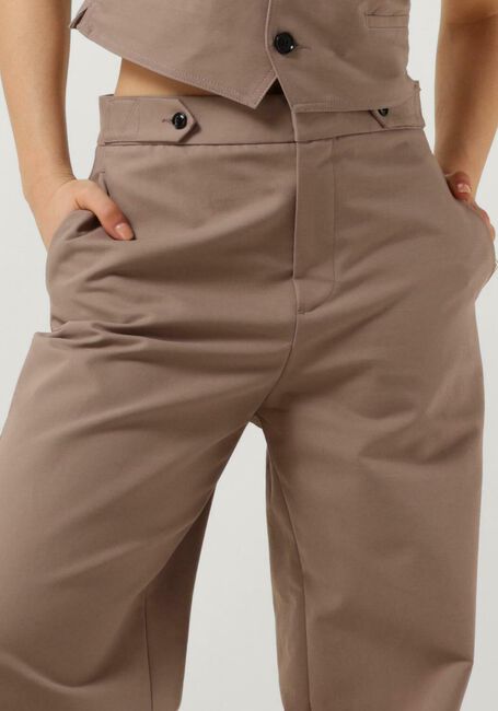 Braune VANILIA Hose STRAIGHT SOFT TOUCH - large