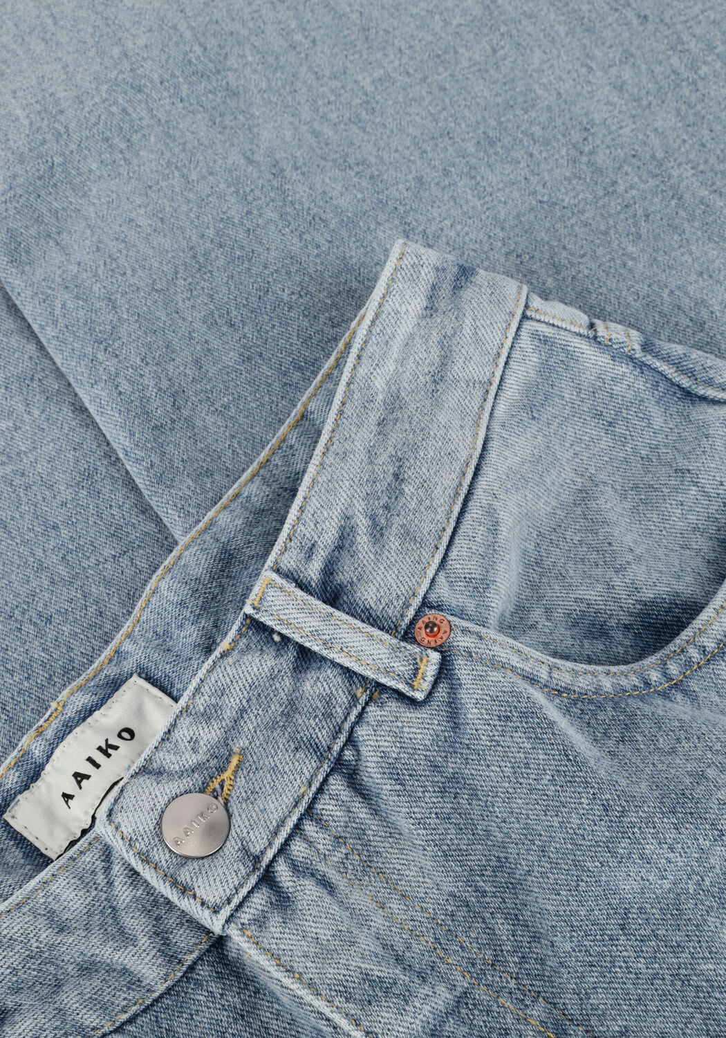 Blaue AAIKO Wide jeans CHARLY DENIM BLUE CO 687 - large