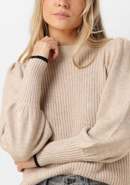 Weiße CO'COUTURE Pullover ROW PUFF KNIT - large