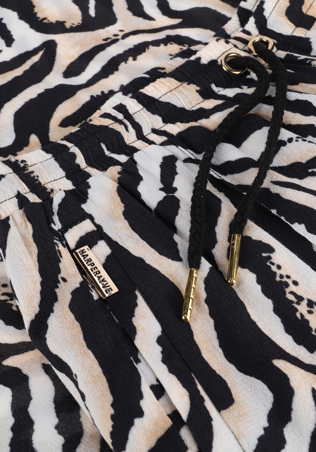 Schwarze HARPER & YVE Weite Hose VALERIE-PA - large