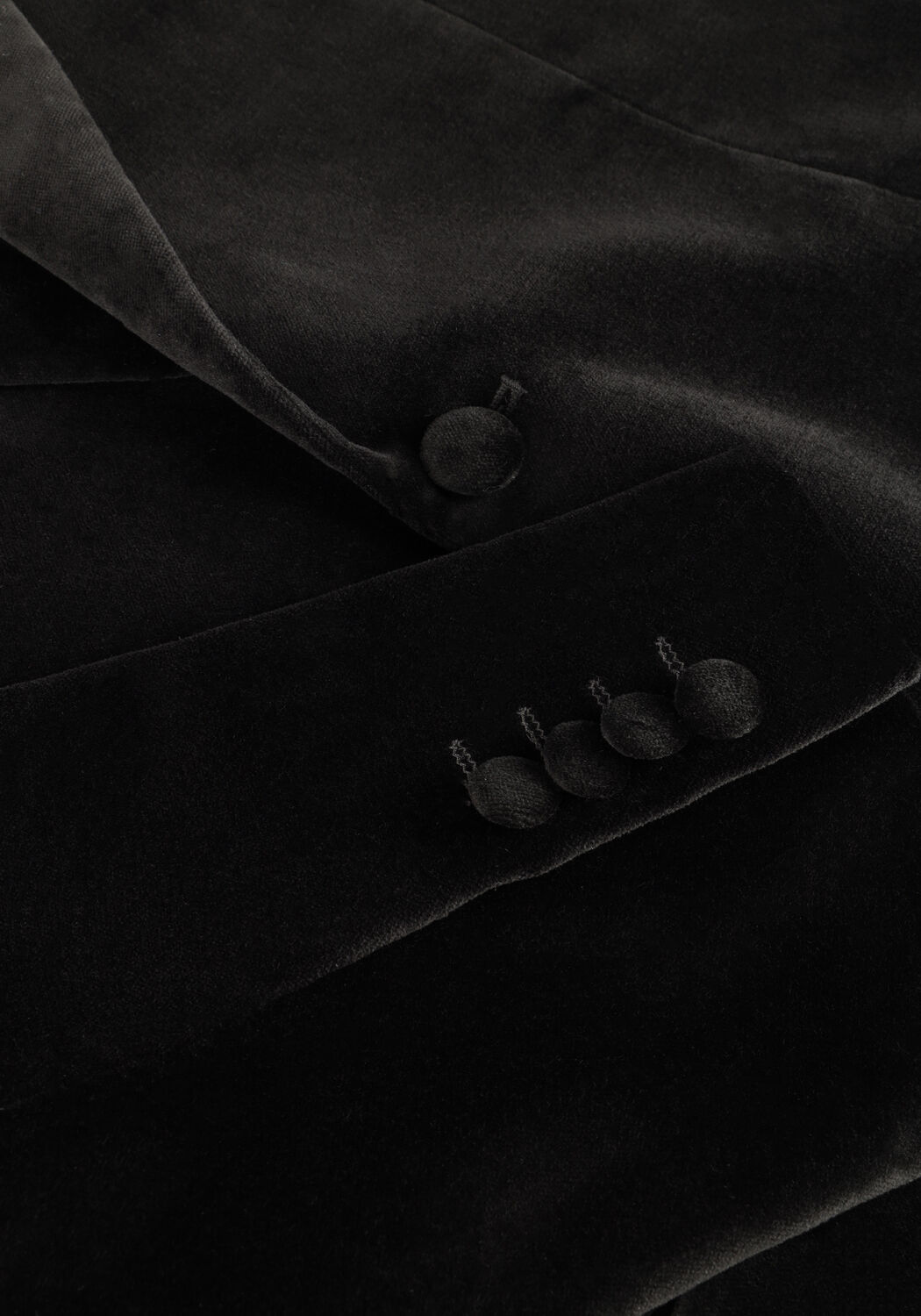 Schwarze SELECTED MEN Sakkos SLHSLIM-HALE VELVET BLZ - large