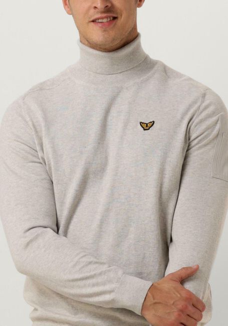 Hellgrau PME LEGEND Rollkragenpullover TURTLENECK COTTON ELITE KNIT - large