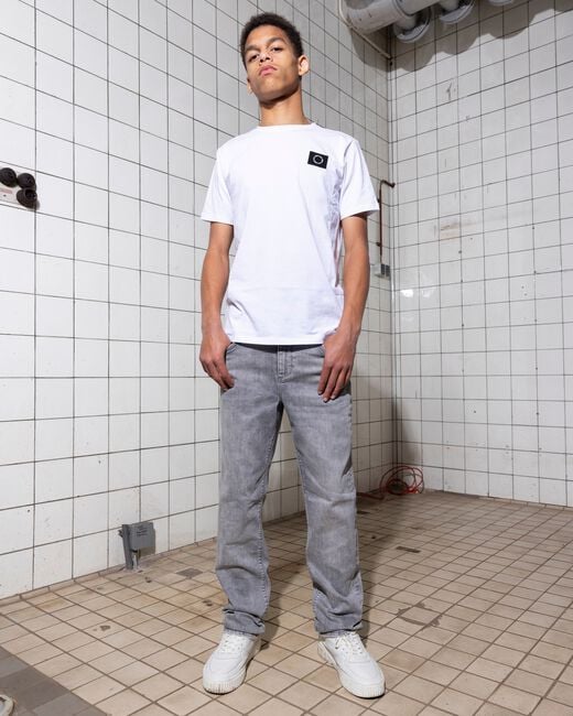 Graue RELLIX Wide jeans 2615 STRAIGHT WIDE FIT JEANS - large