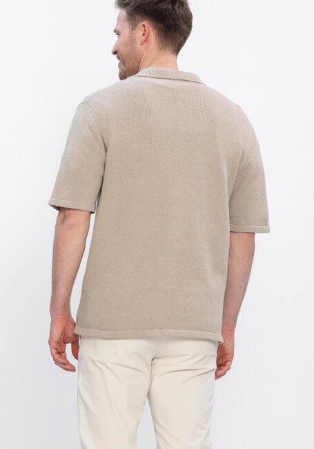 Beige PROFUOMO Polo-Shirt POLO CAMP BUTTON TH TOWELING - large