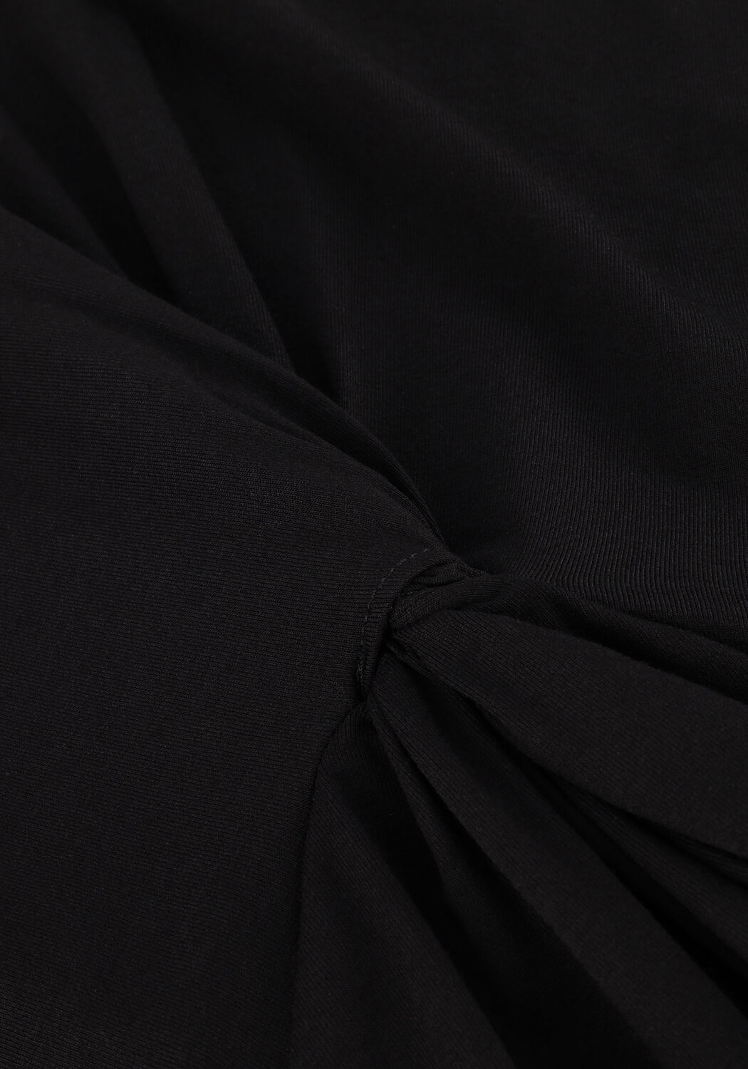 Schwarze JANSEN AMSTERDAM T-shirt FORINE SHIRT V 134 - large