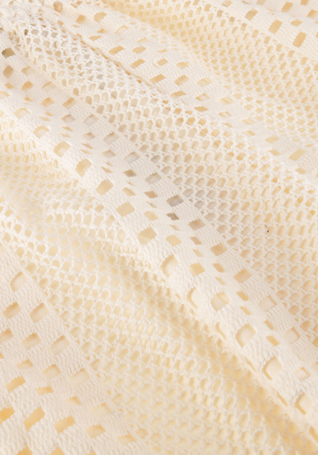 Ecru COLOURFUL REBEL Kurze Hose NOLITA CROCHET SHORT - large