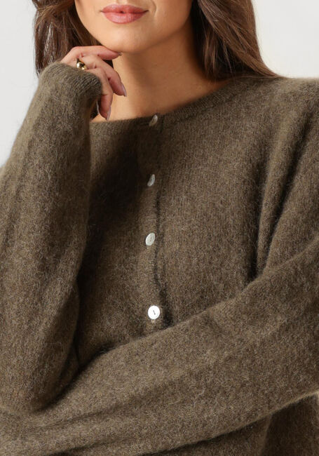 Olive STUDIO ANNELOES Strickjacke BIBI MOHAIR CARDIGAN - large