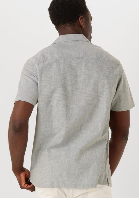 Graue TOMMY JEANS Casual-Oberhemd TJM LINEN BLEND CAMP SS EXT - large