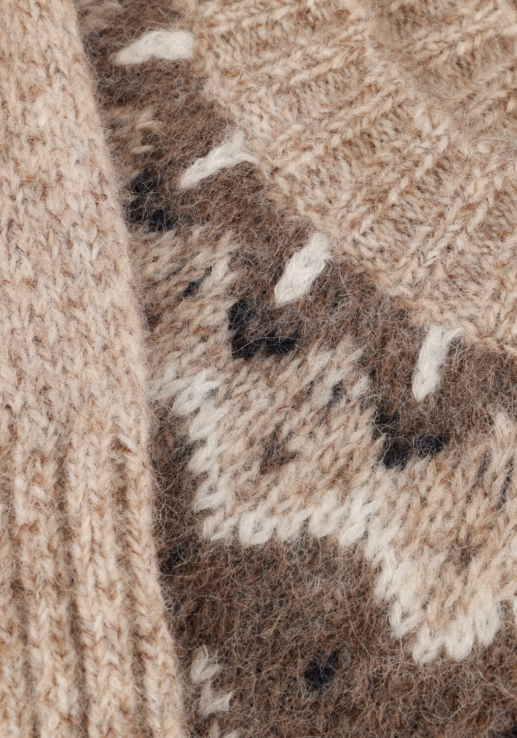 Braune MOS MOSH Pullover SIDSEL WARM KNIT - large