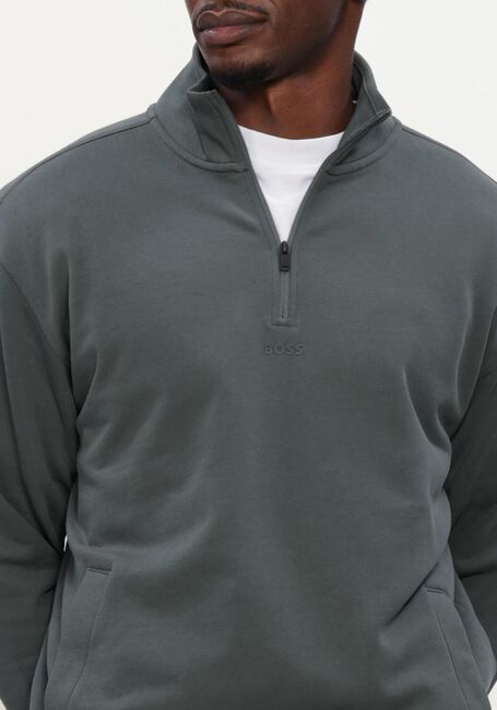 Gr&uuml;ne BOSS ORANGE Pullover ZE SMALLZIP - large