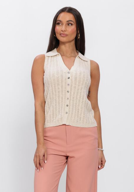 Ecru MOS MOSH Tops & T-shirts MMRINJA MARISOL LINE KNIT TOP - large