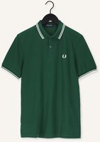 Grüne FRED PERRY Polo-Shirt TWIN TIPPED FRED PERRY SHIRT Grüne FRED PERRY Polo-Shirt TWIN TIPPED FRED PERRY SHIRT - medium